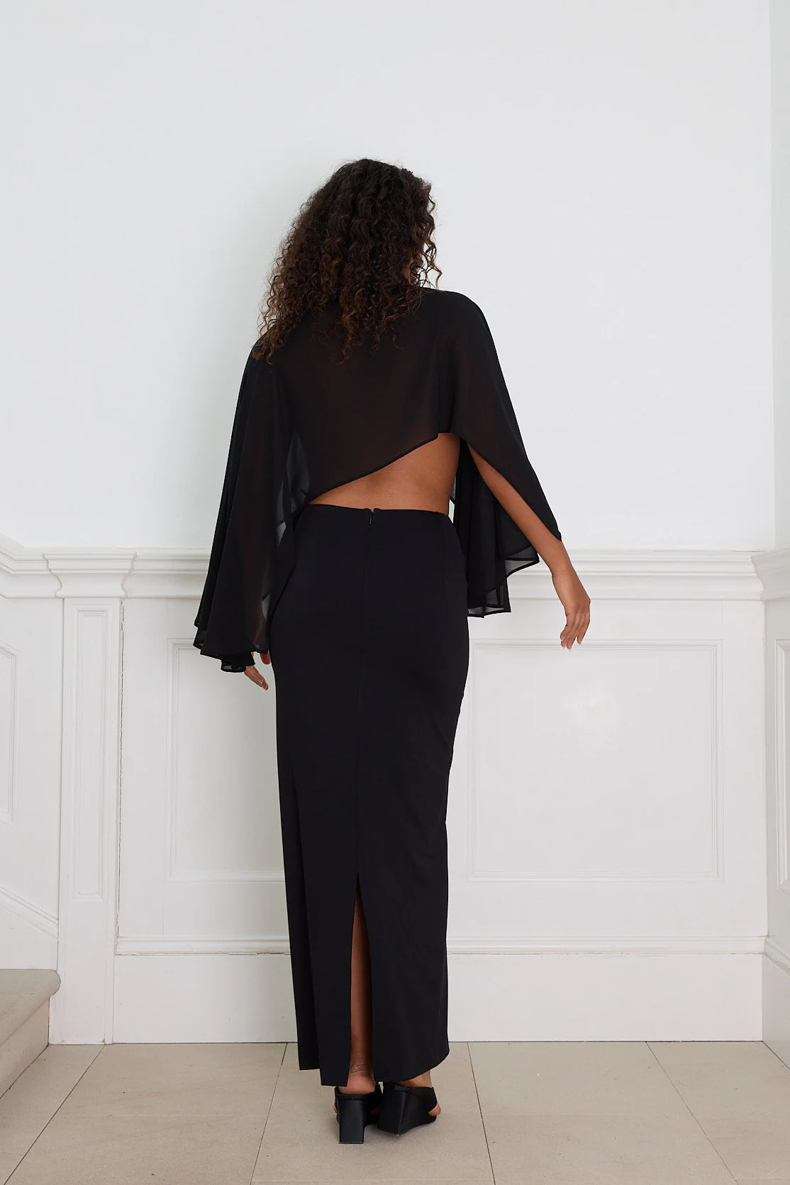 CONTOUR MAXI SKIRT black - Image 3