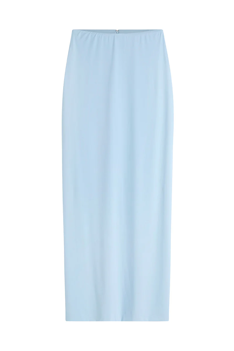 CONTOUR MAXI SKIRT powder blue - Image 8