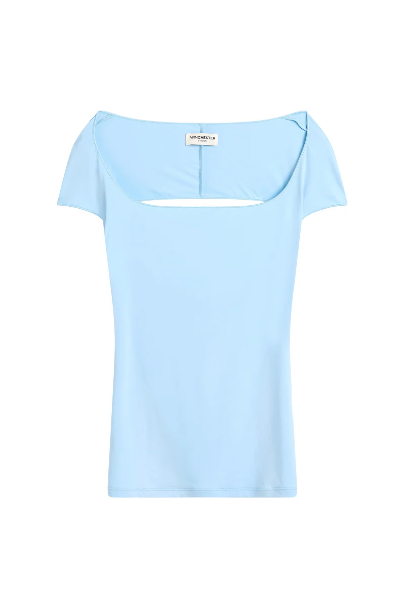 CONTOUR TOP powder blue - Image 8