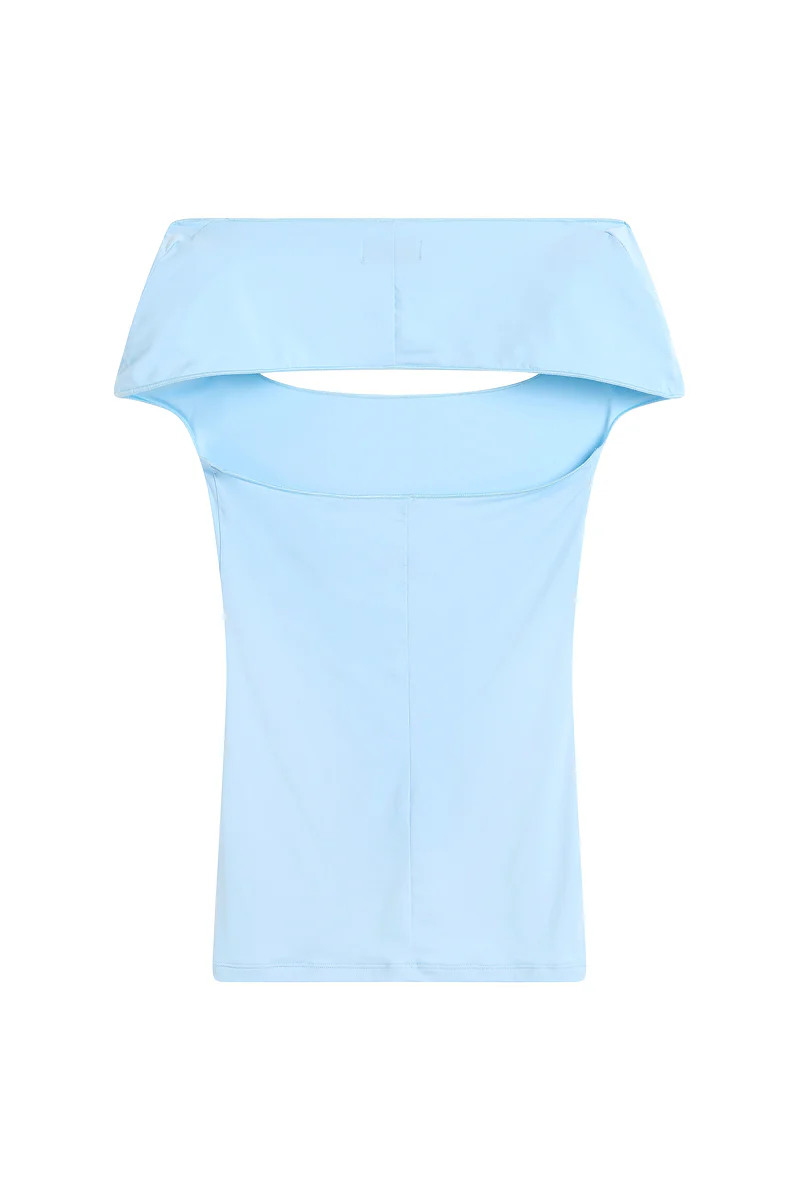 CONTOUR TOP powder blue - Image 9