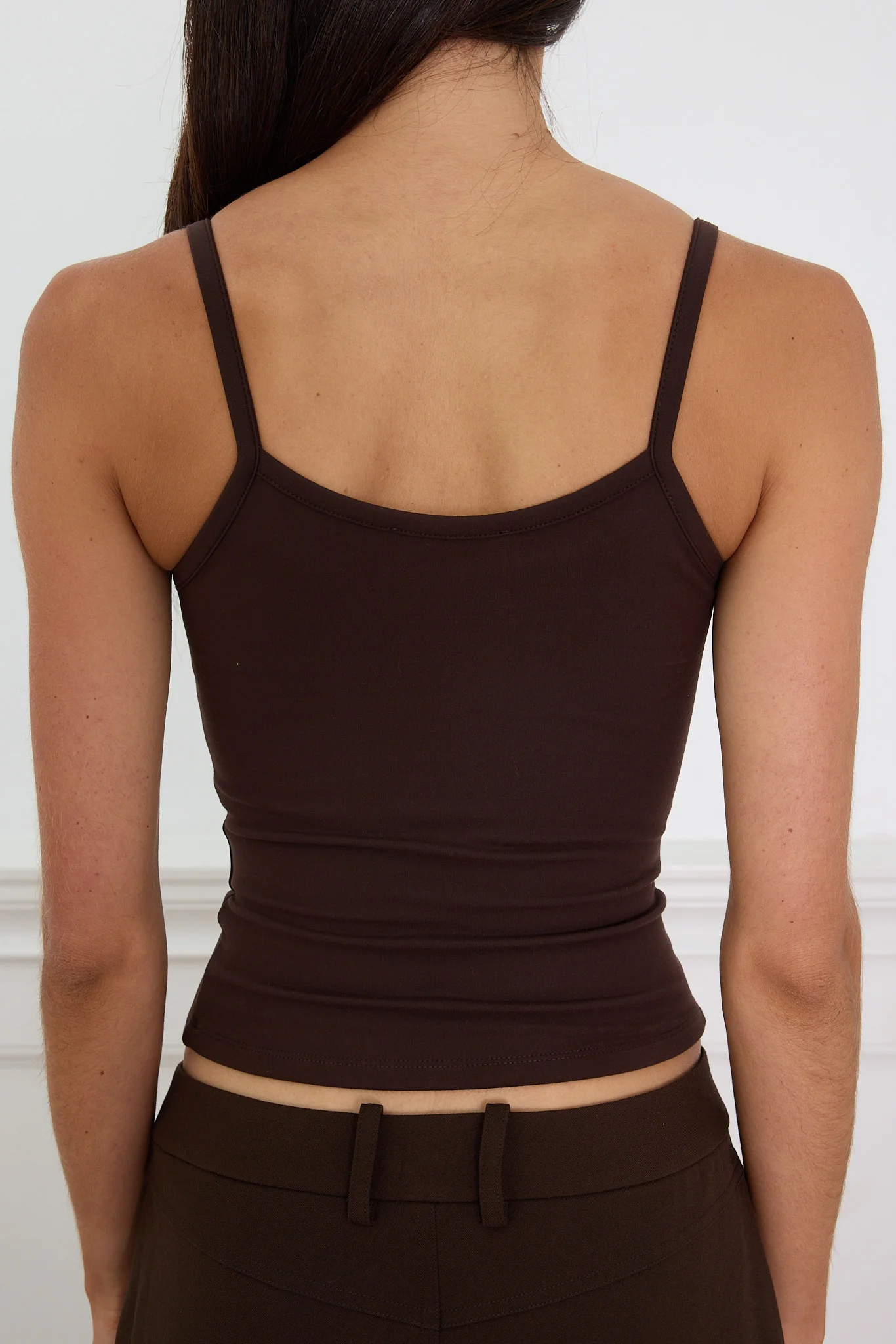 SCULPTED TANK chocolate - Image 4