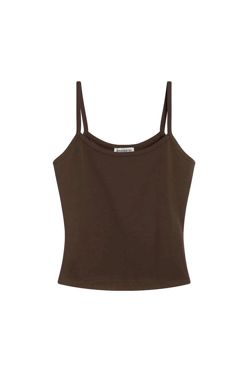 SCULPTED TANK chocolate - Image 8