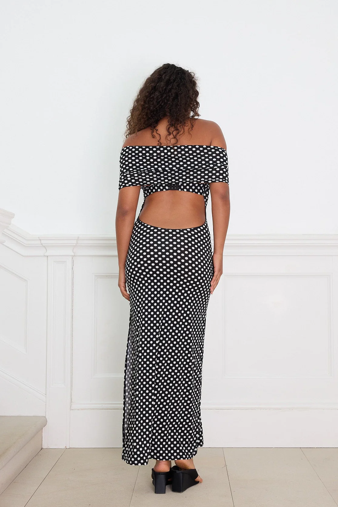 MAXI DRESS polka dot - Image 3