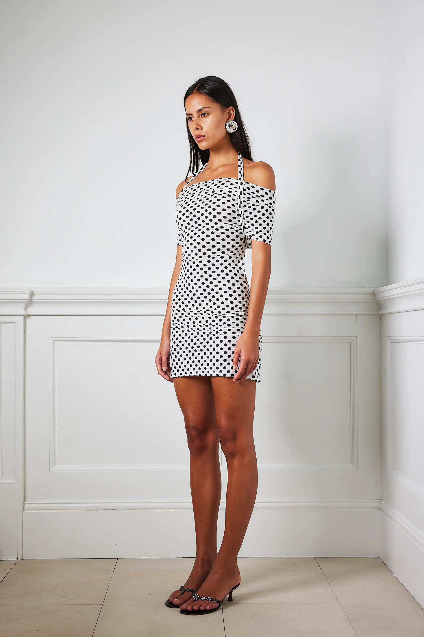 MINI DRESS polka dot - Image 3