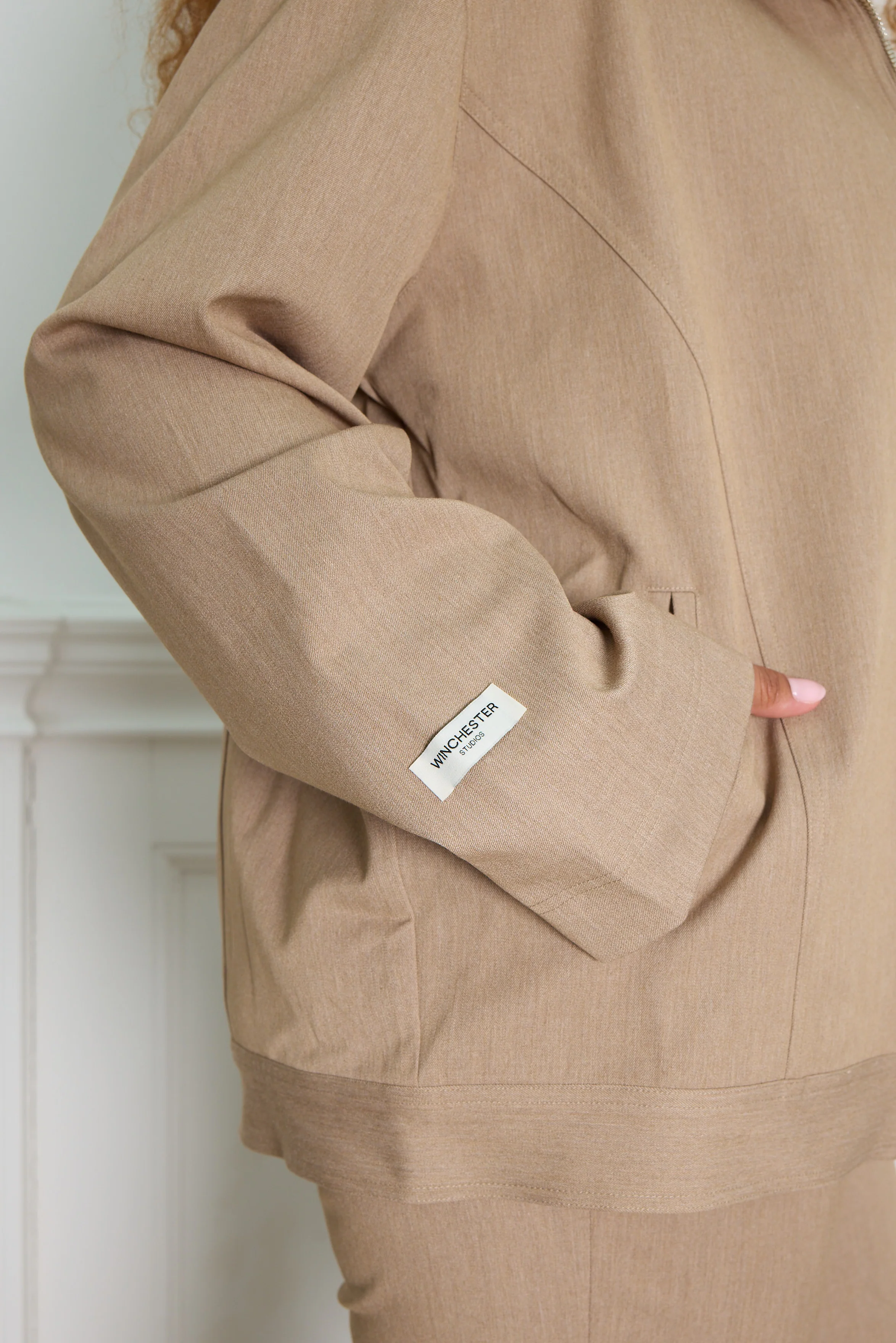 RELAXED JACKET caramel - Image 10