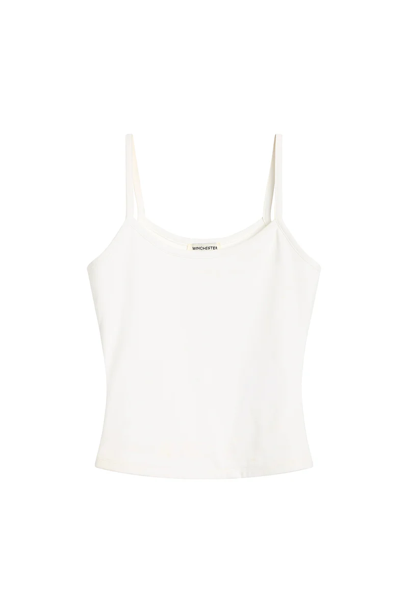 SCULPTED TANK ivory - Image 9